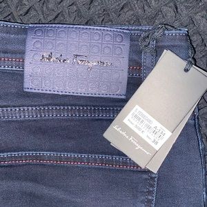 NWT Navy Blue red stitching 38/32